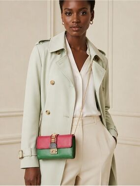 Valentino Garavani  Leather wallet on chain
